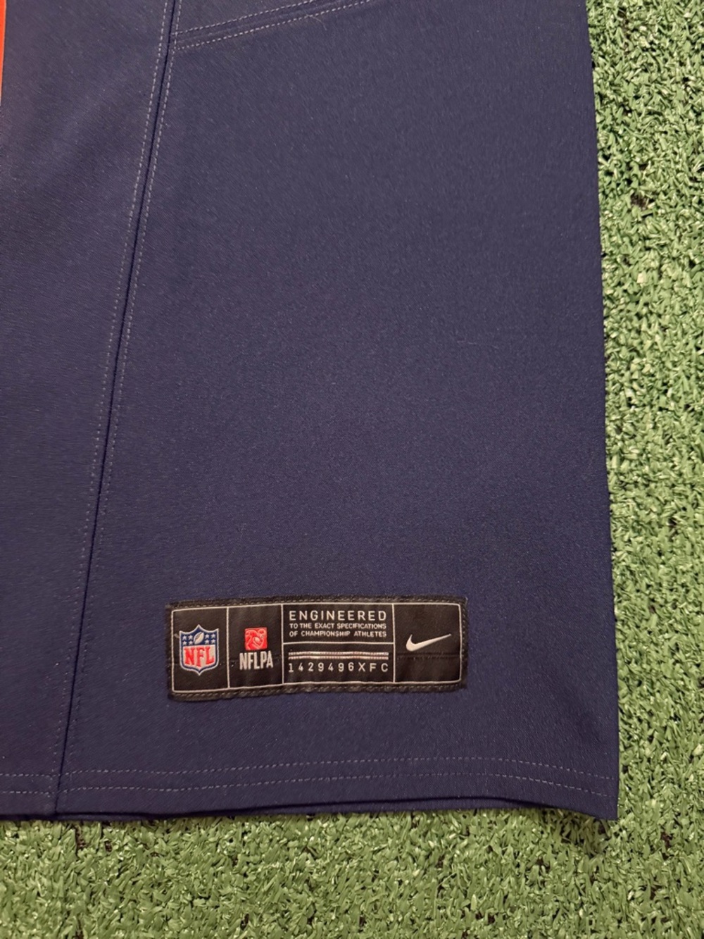 Authentic Pat Surtain Denver Broncos Navy Nike Vapor Fuse Elite Jersey Size 44 - Picture 10 of 14